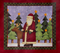 Santa In The Trees